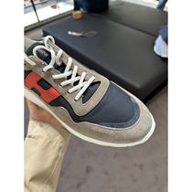 Mens lace-up round toe casual sneakers