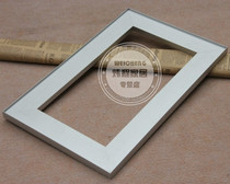 Fitting mirror semi-hidden frame door bookcase door frame bathroom mirror cabinet door wine cabinet door cabinet door aluminum frame door custom-made