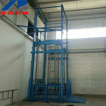 Factory delivery guide rail lift chain lift platform factory warehouse loading and unloading electric hydraulic freight elevator