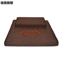 New Zen meditation mat meditation cushion futon cushion home worship mat kneel down and meditate meditation mat folding thickened fabric