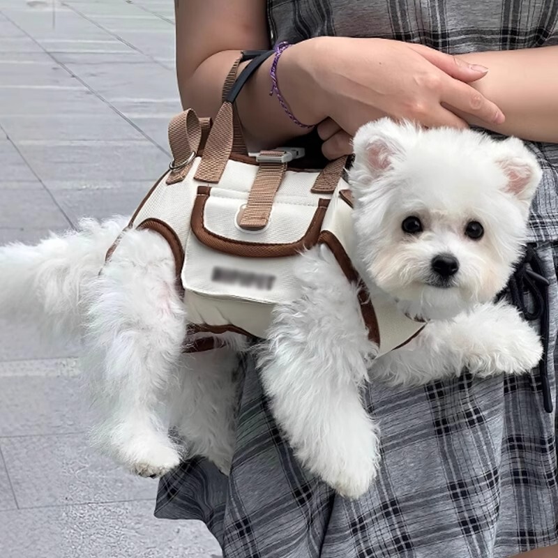 Portable Bag for Small and Medium-Sized Dogs, Four-In-One, Four-Legged, Single-Shoulder Traction, Breathable, Hand-Carrying, Multi-Functional Backpack
