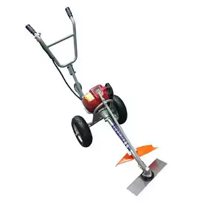 Hand push test lawn mower gasoline engine