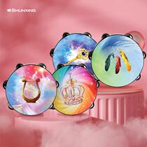 Adult church prayer dance special tambourine bride supplies glory ribbon series prayer tambourine Jewish lion