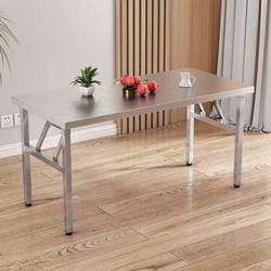 Stainless Steel Folding Table Portable Barbecue Table Outdoor Stall Commercial Night Market Stall Square Table Square Dining Table