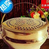 Copper fire basin heating household old-fashioned wedding supplies wedding copper fire gun prosperous basin i large copper fire foot stove hand warmer