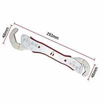 Universal magic wrench multi-function quick pipe pliers large opening dual-purpose adjustable wrench pipe wrench with spring