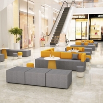 Zhongwei office sofa modern simple special-shaped sofa creative personality corner sofa reception area lobby sofa tea