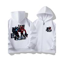 Titan Monitor Sweatshirt Audio Man Jacket Toilet Man TV Man Zipper Childrens Game Clothes Boys Clothing New