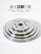 Electroplated barbell plates with large holes for household and commercial fitness equipment stainless steel universal barbell plates stainless steel electroplated barbell plates