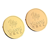 Customized metal badge commemorative medal school badge brooch custom logo high-end enterprise company employee badge pin