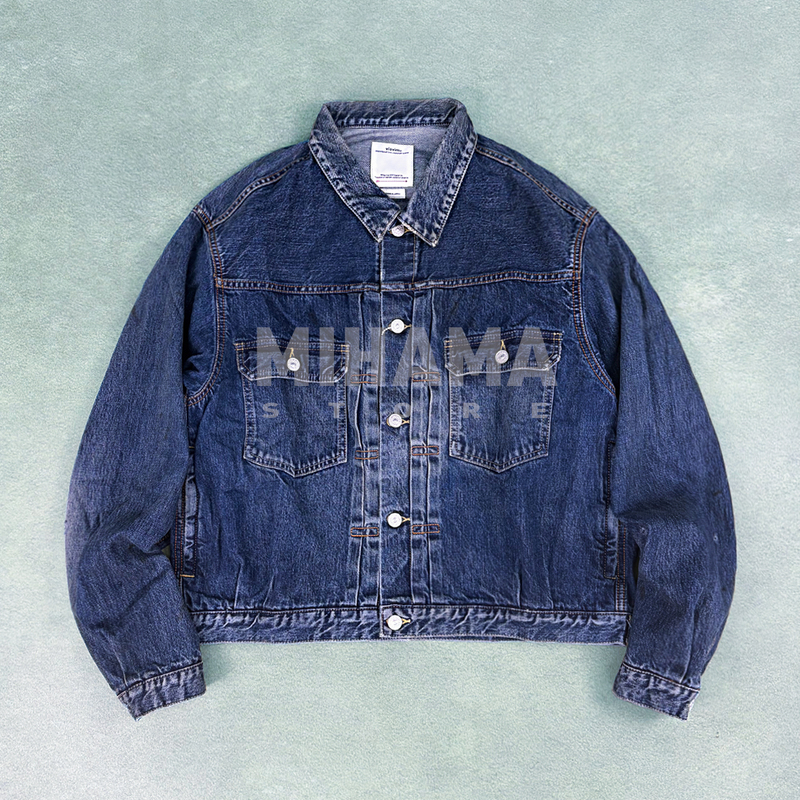 In Stock Visvim Ss 101Xx Jkt Dmgd-1013 Loose Washed Denim Jacket 26Aw In Stock Visvim Ss 101Xx Jkt Dmgd-1013 Loose Washed Denim Jacket 26Aw