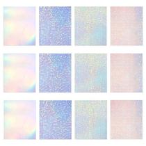 12sheets A4 4 Styles Self Adhesive Shiny DIY Craft