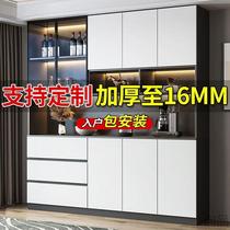 XP sideboard integrated wall high cabinet modern minimalist home restaurant storage cabinet light luxury living room cabinet storage cabinet