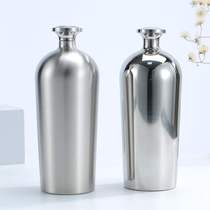Stainless steel 304 new style wine bottle 1 catties liquor bottle outdoor portable small wine jar high-end household wine set
