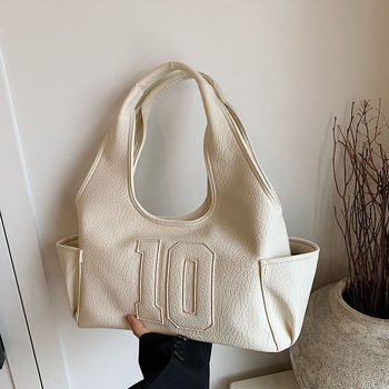 High-end armpit tote bag for women, korean style trendy fashion shoulder bag 2024 new ins niche trendy women's bag
