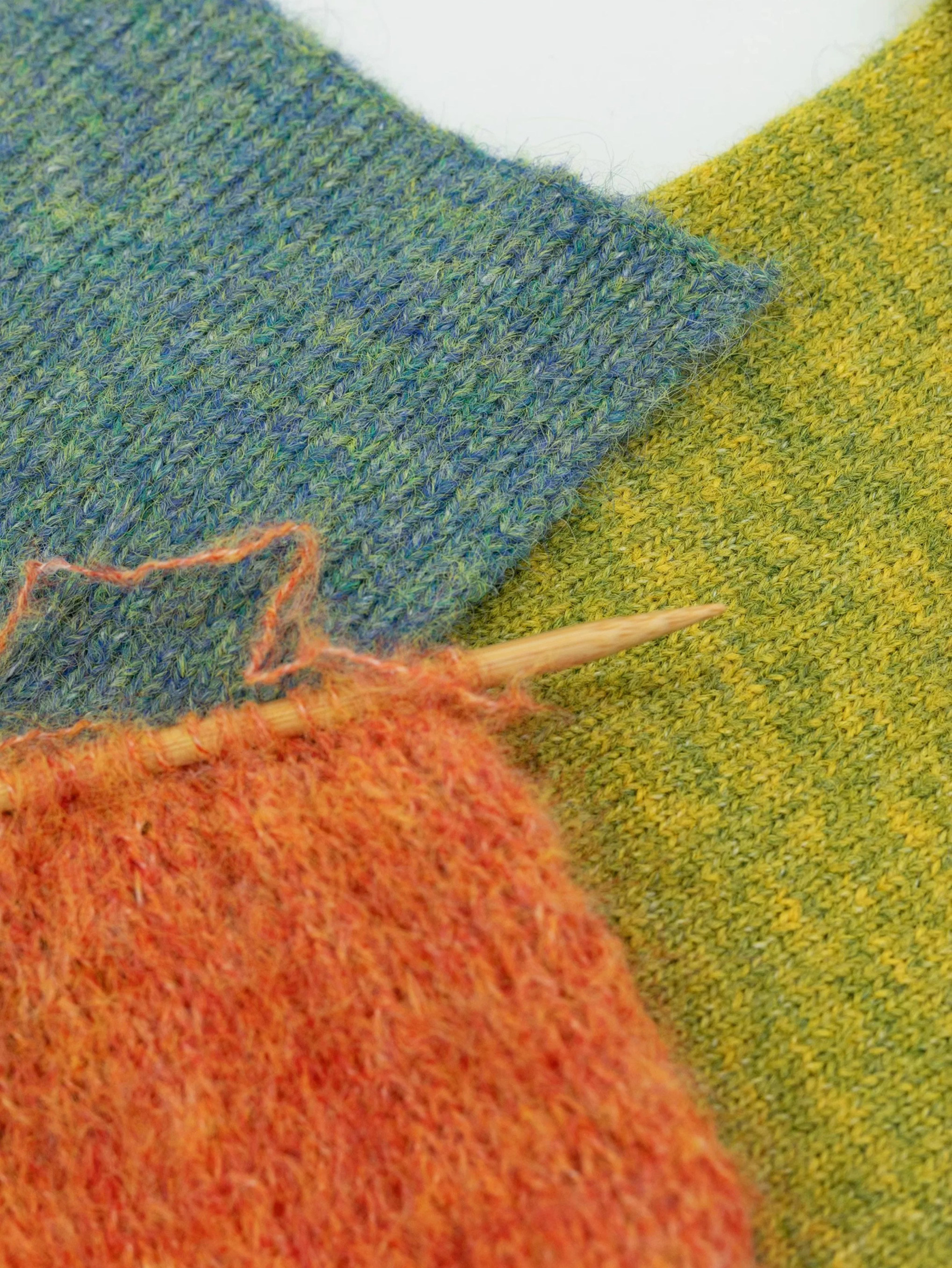 Candy-colored imitation alpaca elastic long wool yarn, hand-mixed yarn, DIY hand-knitted crochet, knitting, knitting and matching pic 2