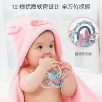 Manhattan hand ball baby toy newborn toddler baby puzzle 4 grasp training 2 three 3 one 6 months and above