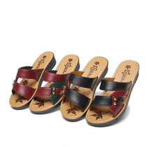 Foreign trade cross-border fashion summer womens plastic adult ready-made injection shoes casual thick-soled anti-slip flip-flops