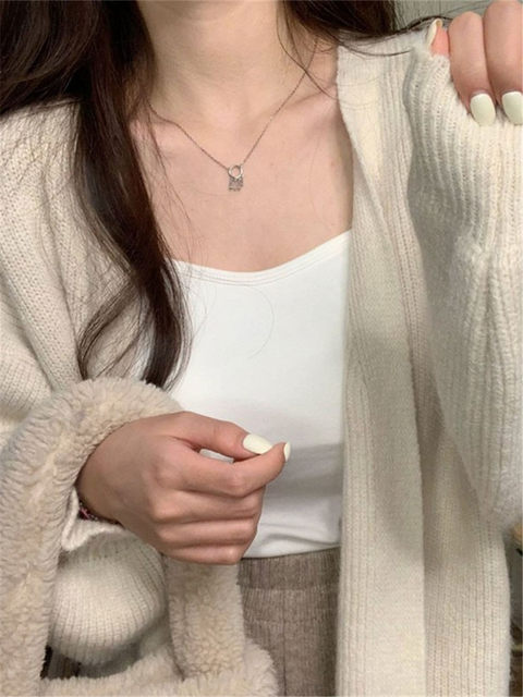 Milk-Style Outfit, Chanel-Inspired Mid-Length Sweater, Knitted Cardigan for Women, Spring and Autumn, Gentle and Soft Design, Coat