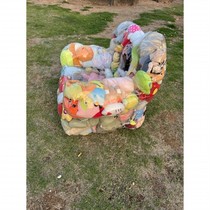 Transparent sofa for dolls Internet celebrity transparent sofa doll storage artifact lazy inflatable chair Xiaohongshu Tong