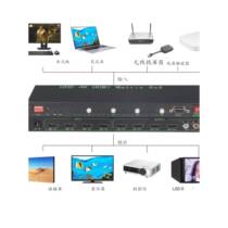 hdmi matrix four in and four out audio and video digital 4k monitoring splicing screen high definition host 4 in and 4 out switcher
