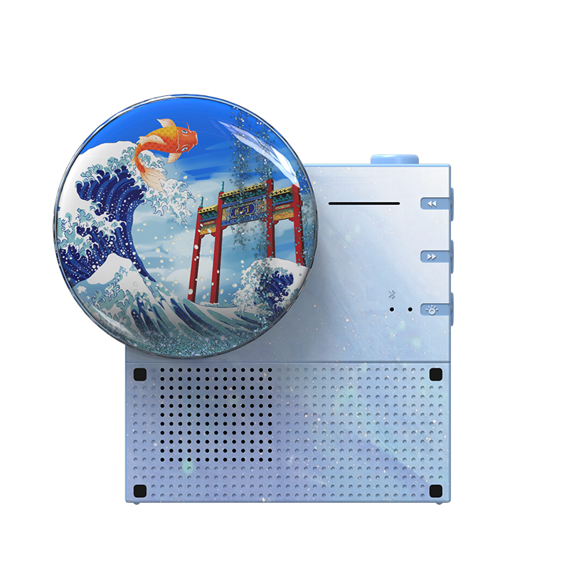 HYUNDAI 怀旧唱片蓝牙音箱 YH-F033流沙版