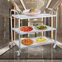Manufacturer Jushu stainless steel multi-layer dining car four-wheel removable detachable dining car multiple specifications available