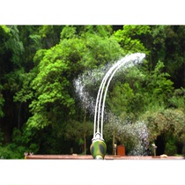 Internet celebrity stainless steel water gun device swimming pool interactive water play project childrens water park equipment props