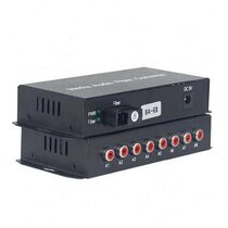 New 8-way forward one-way lotus head voice broadcast grade optical transceiver to fiber optic transceiver pair of audio optical products