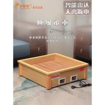 Electric brazier Hunan fire box roasting fire barrel heater foot warmer electric fire box fire barrel solid wood Hunan fire cabinet roasting stove