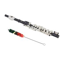 Direct-selling piccolo cleaning brush with inner cavity three-color brush drool bar washable brush instrument piccolo cleaning stick