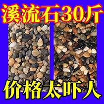 (Shocking low price) Native stream stone paving stone river pebbles ancient fish tank stone pure natural