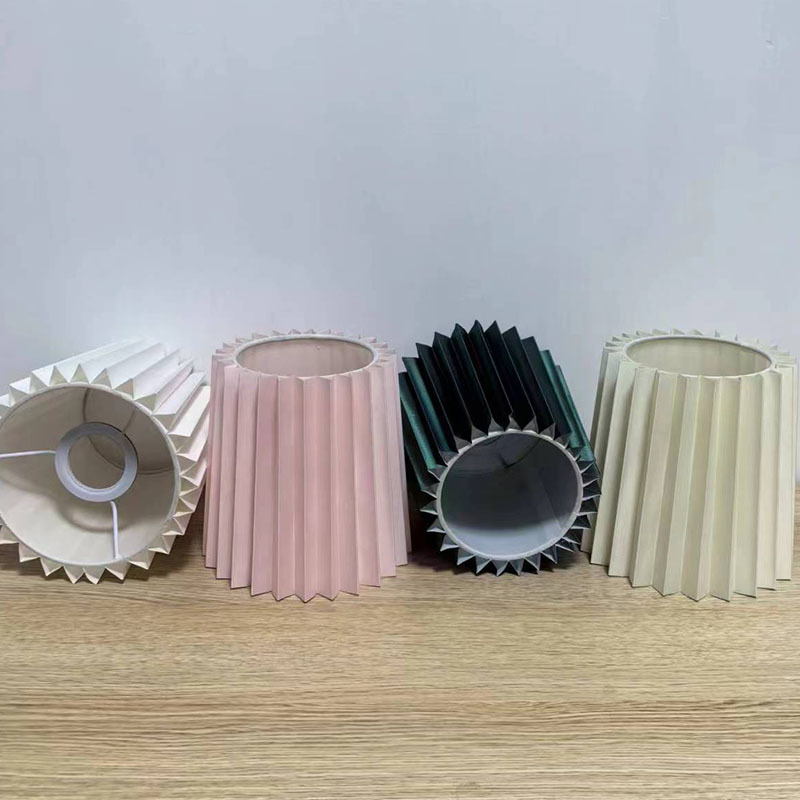 Small Table Lampshade Shell Fabric Lampshade E27 Screw Table Lamp Bedroom Bedside Desktop Household Small Table Lampshade