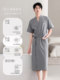 Catman nightgown men's summer bathrobe 2025 new pure cotton summer style for all seasons strong summer pajamas for men