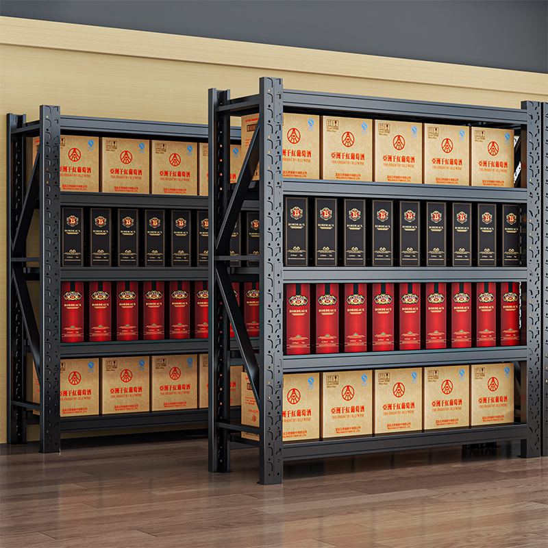 Butterfly Buckle Shelves, Heavy-Duty Storage Racks, Factory Warehouse Express Delivery, Household Tool Storage Racks, Cold-Rolled Steel, Extra Thick