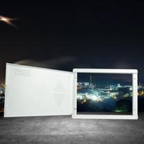 Fiber optic home information box cover weak current box cover multimedia hub box plastic outer cover network cable box panel