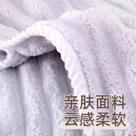 干发帽女加厚超强吸水速干包头毛巾擦洗头干发巾2025新款双层浴帽