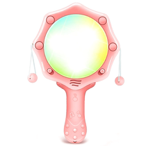 Baby rattle can chew newborn educational baby 3 hand rattle light music toy 6 months old pat drum