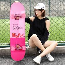 Skateboard beginners childrens professional double-sided skateboard for teenagers 10 to 14 boys and girls 4 four-wheel scooter 6 to 12 years old