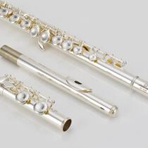 Jinbao flute instrument in C key 16-hole tune 17-hole in-line with E key French keys silver-plated student beginner major