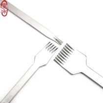 Handmade leather goods DIY punching tool Liuling chopping method European chopping six rib chopping leather making punching tool set