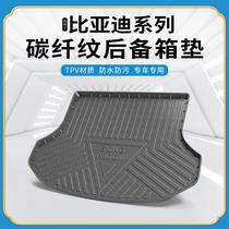 Carbon fiber pattern TPV trunk mat is suitable for BYD Song Tang Qin Han and Yuan EVPro DMmaxplus trunk mats