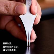 Xiaozao six-edged chopping fine throwing non-diamond chopping 2 7 3 0 3 38 3 85 4mm blunt chopping handmade leather tools