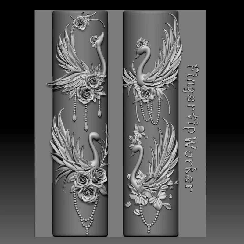 Dk Butterfly French Swan Mold Nail Art 3D Silicone Mold Nail Art Special Mold Nail Decoration DIY