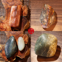 Stone play (blind box) raw stone strange stone Hetian jade Alxa jade desert lacquer text play fidelity pick-up blind box