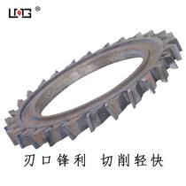 Carbide three-sided edge disc milling cutter welded tungsten steel 50-400 outer diameter YT YG YW can be customized