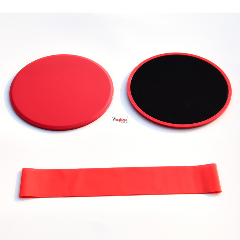 Fitness Sliding Disc Two-Piece Set Yoga Foot Sliding Disc Abdominal Muscle Training Board Pilates Resistance Circle for Home Use