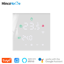 Tuya Smart Thermostat Thermostat Electric Heating Touch Screen Dual Temperature Dual Control Thermostat Switch