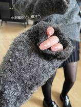 Temperament Wool Fantasy Small Circle Sweater Womens 2023 Autumn New Korean Style Fashionable Warm Pullover Top 0220