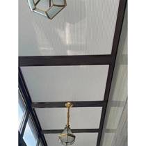 Jiaxing sun room moving ISK sun roof curtain moving skylight glass roof hand full blackout electric honeycomb curtain sun protection partition